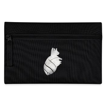 Ein Herz aus Metall - Federtasche - Schwarz - Vorne