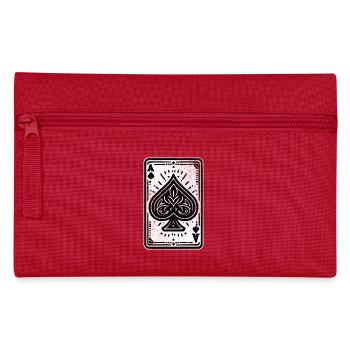 Carte As de pique - Trousse - rouge - Devant