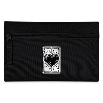Carte As de Cœur - Trousse - noir - Devant