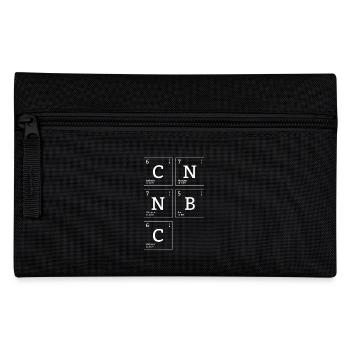 Periodic table of the elements C N N B C - Pencil Case - black - Front