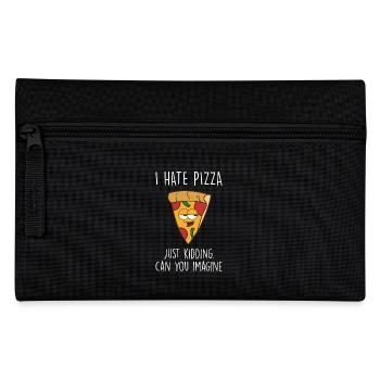 Pizza - Pencil Case - black - Front