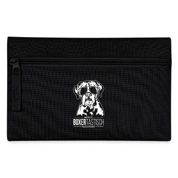 Boxertastic Boxer Dog Dogs Wilsigns - Pencil Case - black - Front