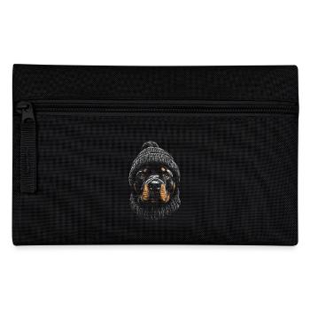 Rottweiler Bobble Hat Chien Chien Rottie - Trousse - noir - Devant