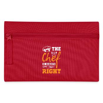 Le chef a toujours raison - Trousse - rouge - Devant