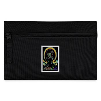 ॐMEGoA Logo 1# - Federtasche - Schwarz - Vorne