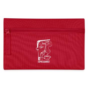 Espressionist - Espresso - Kaffee trinken - Federtasche - Rot - Vorne