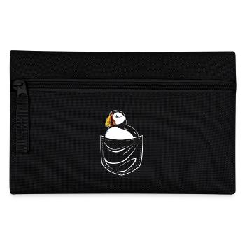Papageientaucher Puffin - Federtasche - Schwarz - Vorne