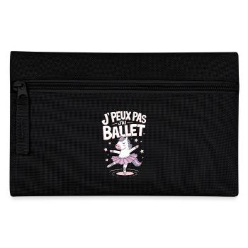 J'peux pas j'ai ballet - Trousse - noir - Devant
