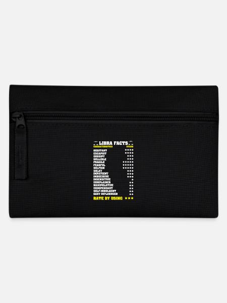 Sternzeichen Waage - Federtasche - Schwarz