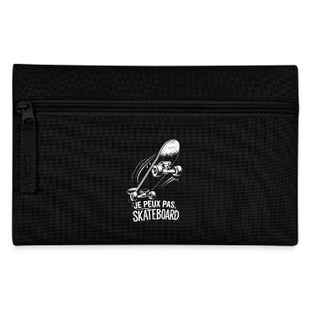 Je peux pas, skateboard - Trousse - noir - Devant