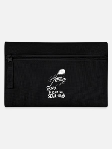 Je peux pas, skateboard - Trousse - noir