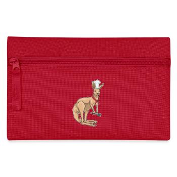 Kangaroo Cook Spatula Cooking - Pencil Case - red - Front
