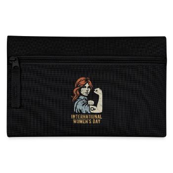 Journée Internationale de la Femme - Cadeau Rétro - Trousse - noir - Devant