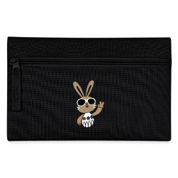 Happy Easter - Osterhase - Osterei - Geschenk - Federtasche - Schwarz - Vorne