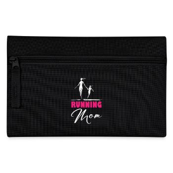 Running Mom - Federtasche - Schwarz - Vorne