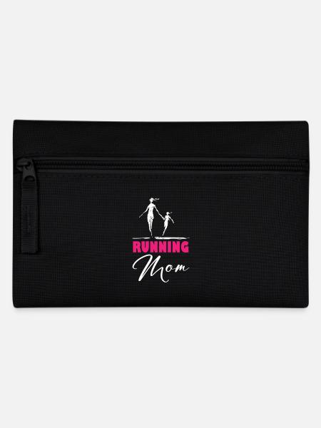 Running Mom - Pencil Case - black