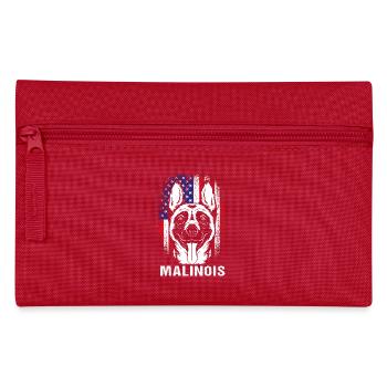 Belgischer Malinois - Federtasche - Rot - Vorne