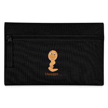 Uuuupps... Drôle de ver avec un moment de choc - Trousse - noir - Devant
