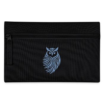 Minimalistische Eule Abstrakte Silhouette - Federtasche - Schwarz - Vorne