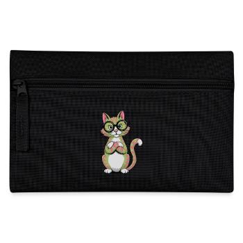 Professor Paws - Pencil Case - black - Front