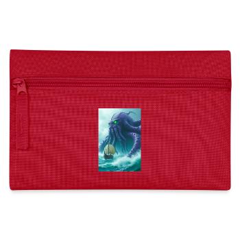 Kraken Giant sea monster from Norse mythology - Pencil Case - red - Front