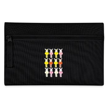 Zebra Pattern - Pencil Case - black - Front