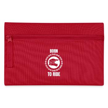 Born to Ride - Pencil Case - red - Front