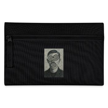 Illusion d’optique du visage - Trousse - noir - Devant