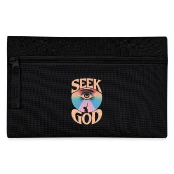 Chercher Dieu - Conception fidèle - Trousse - noir - Devant