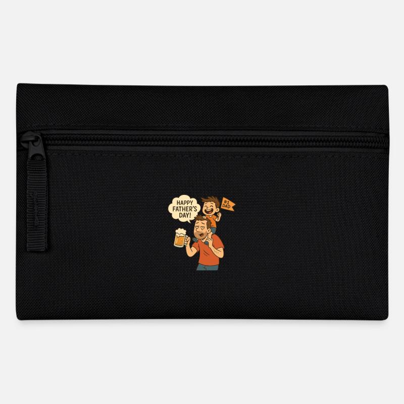 Vatertag - Federtasche - Schwarz