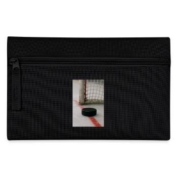 Hockey sur glace - Le rondelle franchit la ligne de but - Trousse - noir - Devant