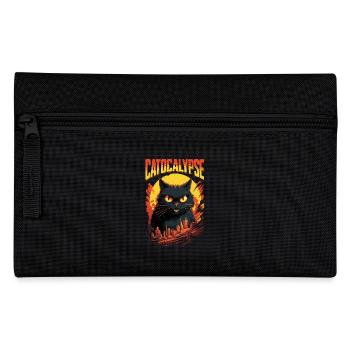 Chat Catocalypse Ville Chaos Créature Monstre Chat - Trousse - noir - Devant