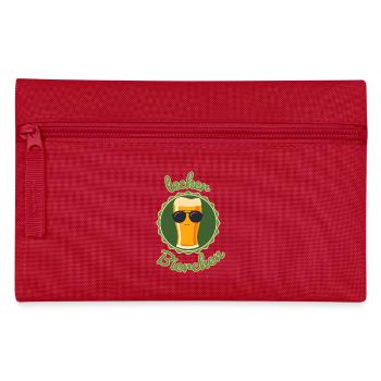 lecker Bierchen - Federtasche - Rot - Vorne