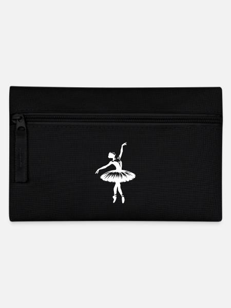 Ballerina Spitzentanz für Tanzliebhaber - Federtasche - Schwarz