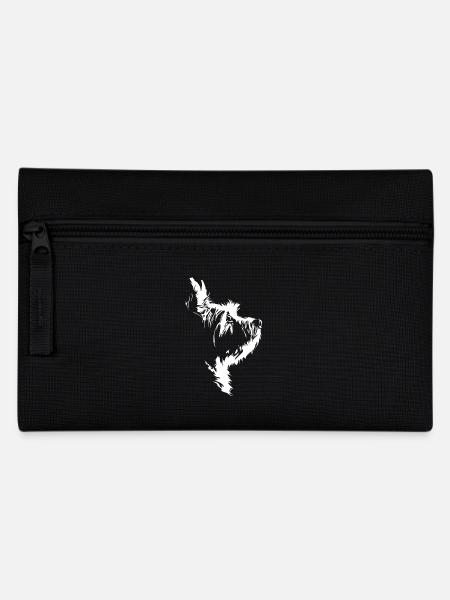 Westie Silhouette Silhouette Dogs Wilsigns - Pencil Case - black
