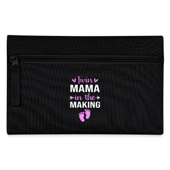 Twin Mom Twins Mom Gift - Pencil Case - black - Front
