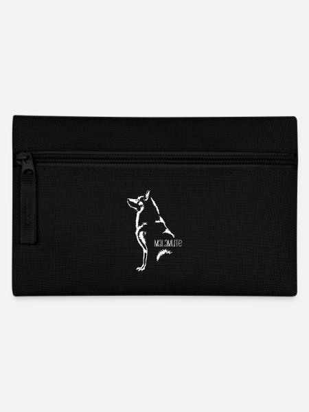 Malamute Silhouette Traîneau Chiens Chien Wilsigns - Trousse - noir
