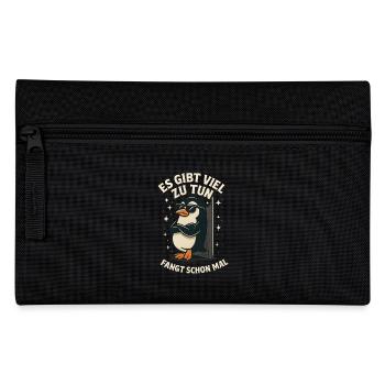 Il y a beaucoup à faire Penguin Funny - Trousse - noir - Devant