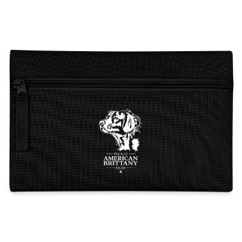 American Brittany Mom Hunde Hund Brittany Wilsigns - Federtasche - Schwarz - Vorne