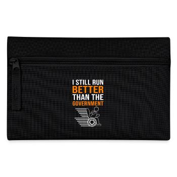 Rollstuhl - Federtasche - Schwarz - Vorne