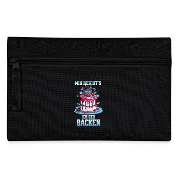 Baking Baker Baking Queen Baking Fairy Cake Cake - Pencil Case - black - Front