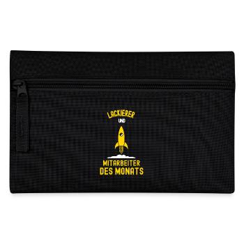 Lackierer Mitarbeiter des Monats Lackiererei - Federtasche - Schwarz - Vorne