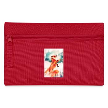 Renard d’hiver. - Trousse - rouge - Devant