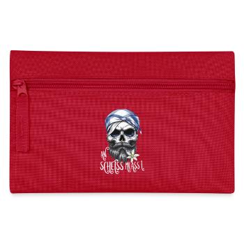 Grantler Trachtenshirt bayrische Mundart Dialekt - Federtasche - Rot - Vorne