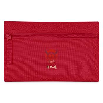Oni Mask Japan Style - Design de samouraï agressif - Trousse - rouge - Devant