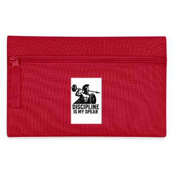 Spartan Discipline – Langhantel Speer - Federtasche - Rot - Vorne