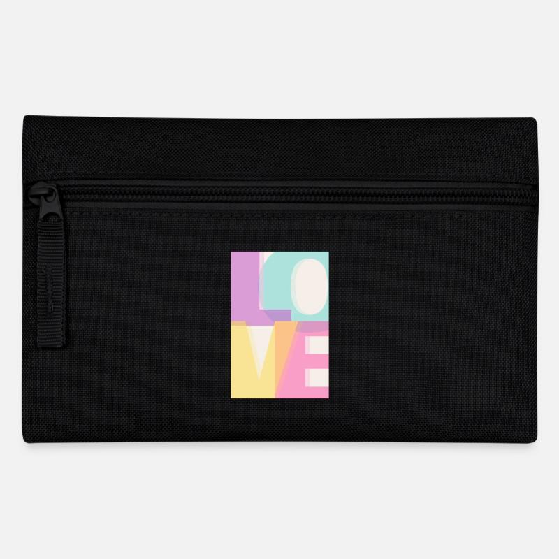 AMOUR Pastel - Trousse - noir