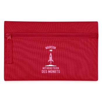 Best Female Bricklayer Employee of the Month Masonry - Pencil Case - red - Front