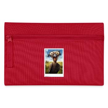 Quatre énigmes de l’Oiseau dans le champ - Trousse - rouge - Devant