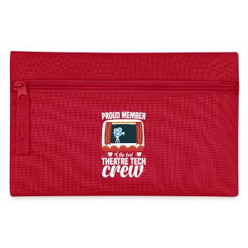 Technicien théâtral, machiniste de scène, passionné de théâtre - Trousse - rouge - Devant